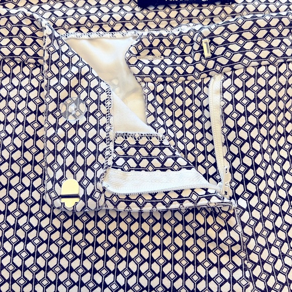 BUSINESS BLACK/WHITE PANTS - Picture 2 of 7